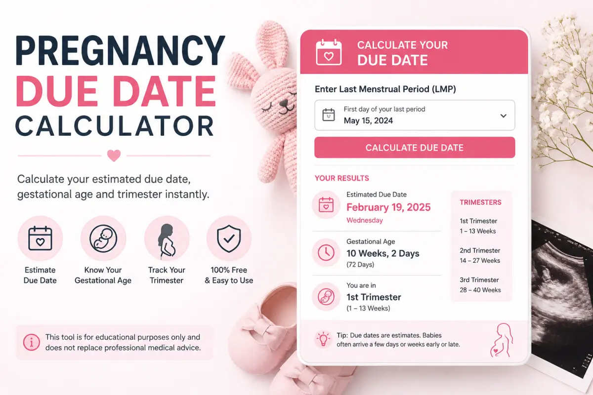 Pregnancy Due Date Calculator – Estimate Your Baby’s Due Date