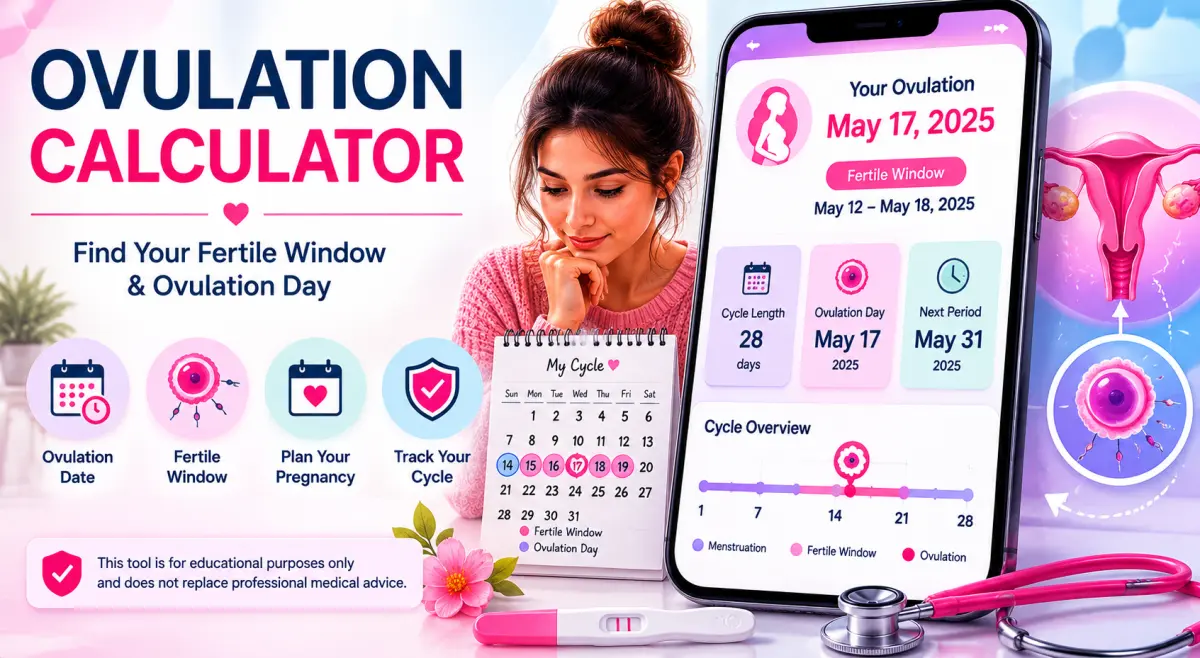 Ovulation Calculator – Fertile Window & Ovulation Tracker